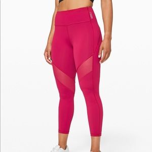 Pink Lululemon x Barry’s Bootcamp Legging